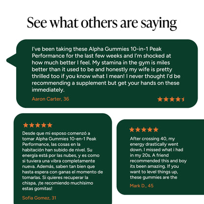 Alpha Gummies 120s